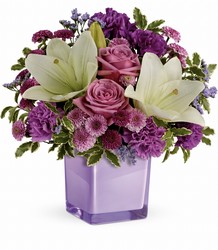 TEV45-1A  Pleasing Purple Bouquet 